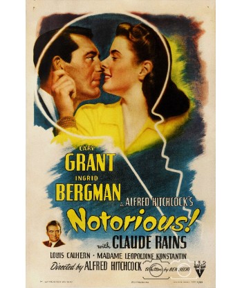 FILM NOTORIOUS Rzfe-POSTER/REPRODUCTION d1 AFFICHE CINéMA Economisez 