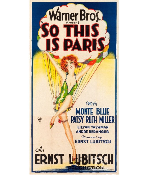 FILM SO THIS IS PARIS Raoa-POSTER/REPRODUCTION d1 AFFICHE CINéMA Véritable concentré