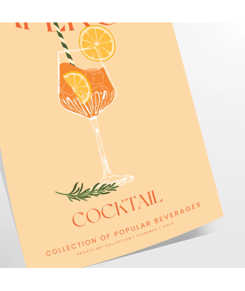 Aperol Cocktail Wall Print 50-70% off 