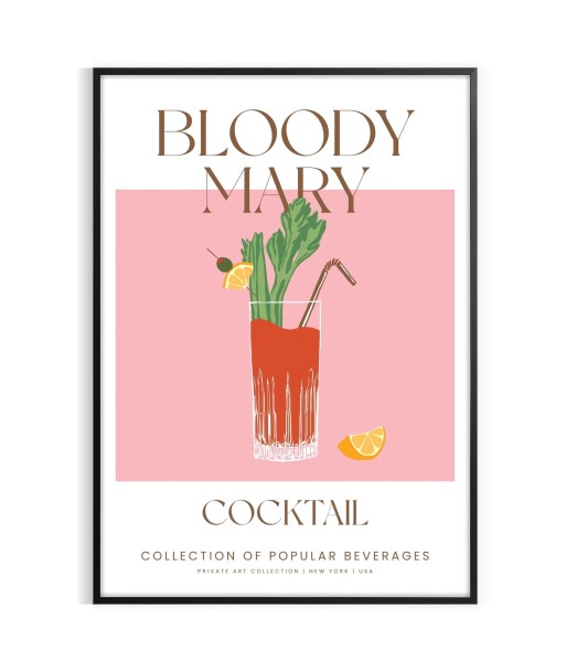 Bloody Mary Cocktail Art Print brillant des détails fins