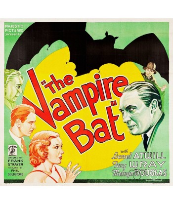 FILM THE VAMPIRE BAT Rlqd-POSTER/REPRODUCTION d1 AFFICHE CINéMA la colonne vertébrale