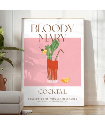 Bloody Mary Cocktail Art Print brillant des détails fins