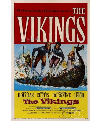 FILM THE VIKINGS Rnxz-POSTER/REPRODUCTION d1 AFFICHE CINéMA pas cher 