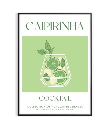 Caipirinha Cocktail Wall Print les muscles