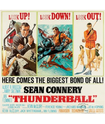 FILM THUNDERBALL Rdqj-POSTER/REPRODUCTION d1 AFFICHE CINéMA le concept de la Pate a emporter 