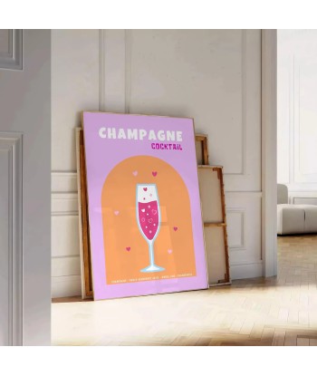 Cocktail Champagne Wall Art Venez acheter