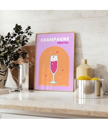 Cocktail Champagne Wall Art Venez acheter