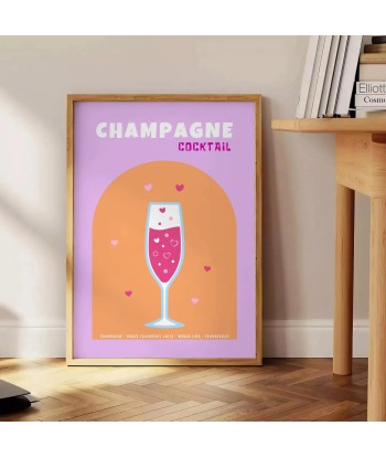 Cocktail Champagne Wall Art Venez acheter