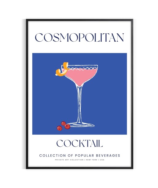 Cosmopolitan Cocktail Wall Print en ligne