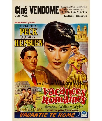 FILM VACANCES ROMAINES Rtro-POSTER/REPRODUCTION d1 AFFICHE CINéMA Découvrez la collection