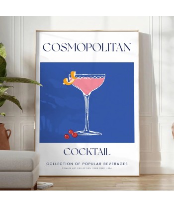 Cosmopolitan Cocktail Wall Print en ligne