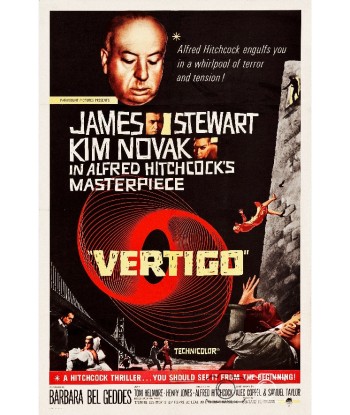 FILM VERTIGO Rrwp-POSTER/REPRODUCTION d1 AFFICHE CINéMA À commander