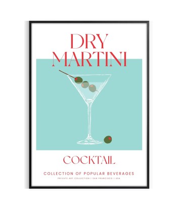 Dry Martini Cocktail Print Découvrez la collection