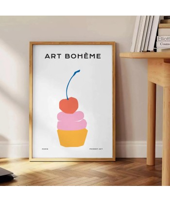 Dessert Cherry Kitchen Wall Print les ligaments