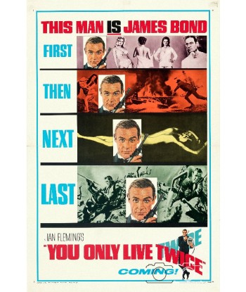 FILM YOU ONLY LIVE TWICE Rgpk-POSTER/REPRODUCTION d1 AFFICHE CINéMA brillant des détails fins