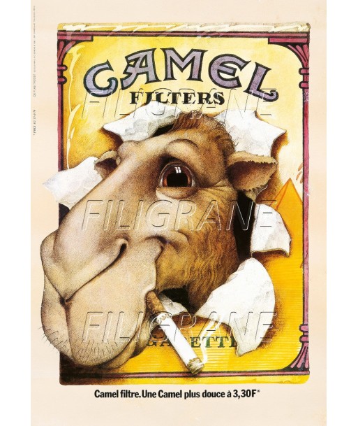 PUB CAMEL CIGARETTES Rrmb-POSTER/REPRODUCTION d1 AFFICHE VINTAGE prix