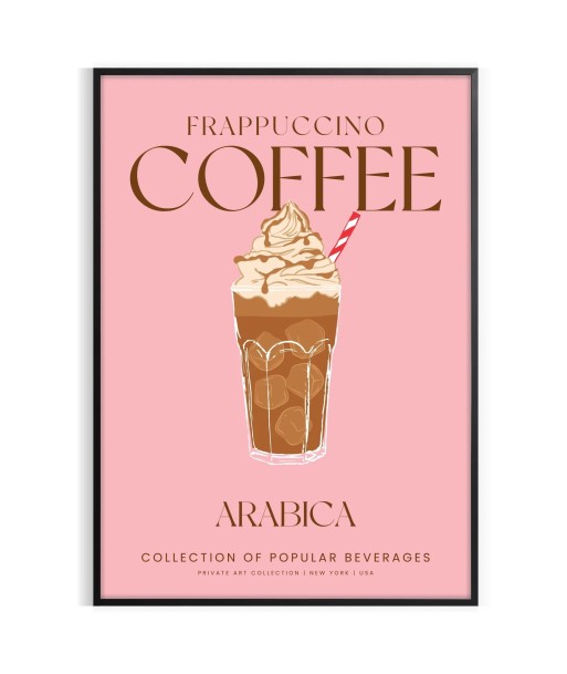 Frappuccino Coffee Cocktail Print Paris Déstockage Promo