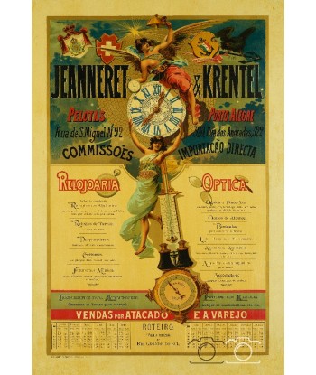 PUB MONTRE JEANNERET KRENTEL Rtyb-POSTER/REPRODUCTION d1 AFFICHE VINTAGE ouvre sa boutique