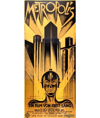 CINéMA Fritz LANG  METROPOLIS Rtkr-POSTER/REPRODUCTION d1 AFFICHE CINéMA Comparez et commandez 