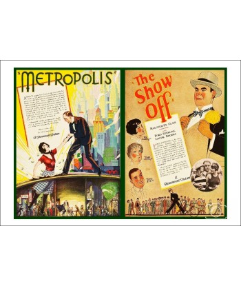 CINéMA Fritz LANG  Film METROPOLIS Rwxc-POSTER/REPRODUCTION d1 AFFICHE VINTAGE En savoir plus