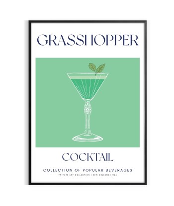 Grasshopper Cocktail Wall Art 50% de réduction en Octobre 2024