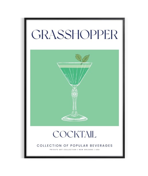 Grasshopper Cocktail Wall Art 50% de réduction en Octobre 2024