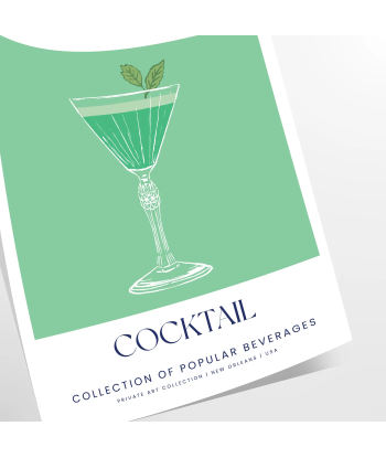 Grasshopper Cocktail Wall Art 50% de réduction en Octobre 2024