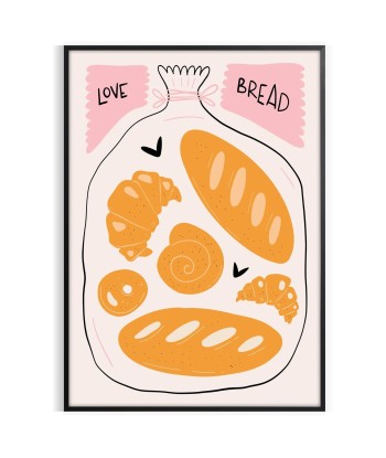 Love Bread Kitchen Print vente chaude votre 