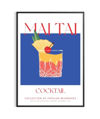 Mai Tai Cocktail Art Print de l' environnement