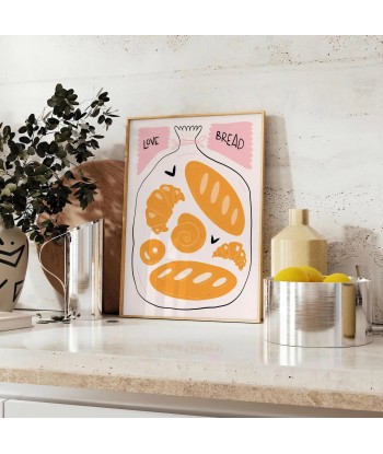 Love Bread Kitchen Print vente chaude votre 