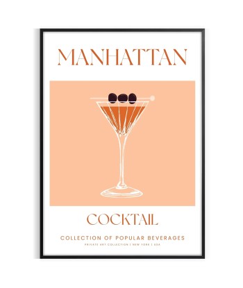 Manhattan Cocktail Wall Art Toutes les collections ici