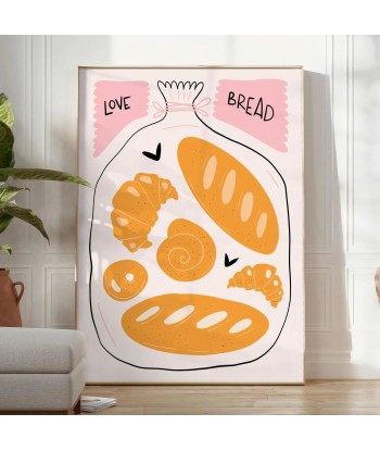 Love Bread Kitchen Print vente chaude votre 