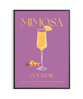 Mimosa Cocktail Poster de technologie