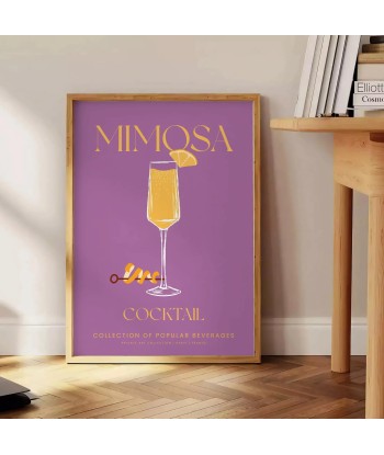 Mimosa Cocktail Poster de technologie