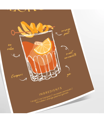 Negroni Cocktail Art sur le site 