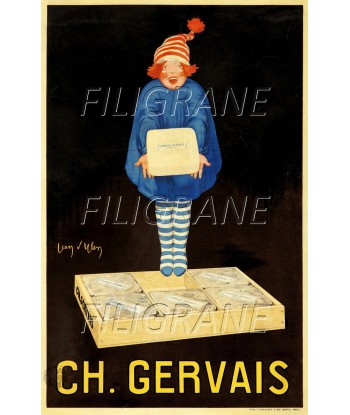 SPECTACLE CH . GERVAIS Relz-POSTER/REPRODUCTION d1 AFFICHE VINTAGE Jusqu'à 80% De Réduction