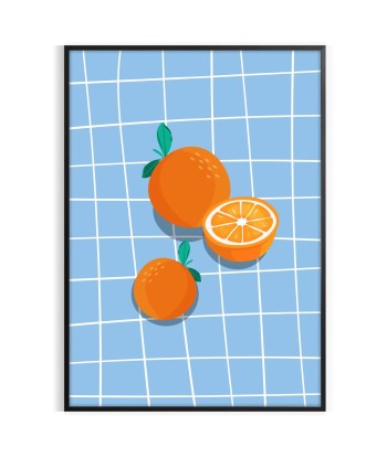 Orange Kitchen Poster français