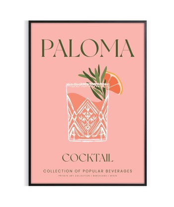 Paloma Cocktail Art Print online