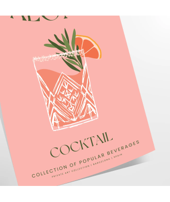 Paloma Cocktail Art Print online