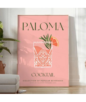 Paloma Cocktail Art Print online