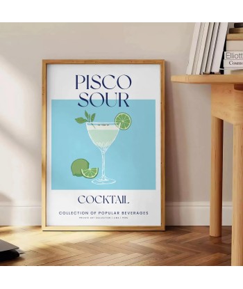 Pisco Sour Cocktail Wall Art prix pour 