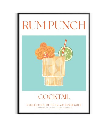 Rum Punch Cocktail Wall Print votre restaurant rapide dans 