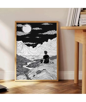 Abstract Line Art Print 2 Dans la société mordern