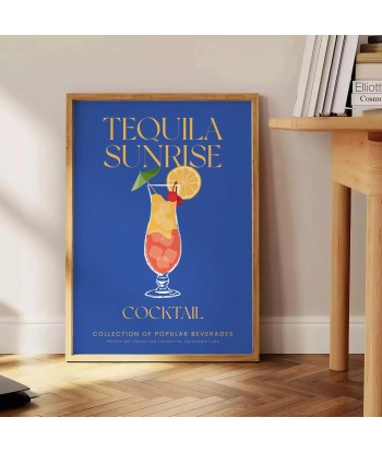 Tequila Sunrise Cocktail Print de la marque