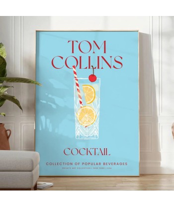 Tom Collins Cocktail Art Les êtres humains sont 