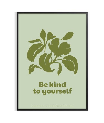 Be Kind To Yourself Yoga Poster basket pas cher