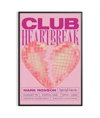 Club Hearthbreak Motivation Print s'inspire de l'anatomie humaine