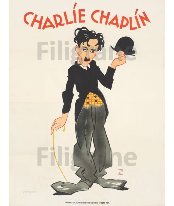 CINéMA CHARLIE CHAPLIN CHARLOT Roev-POSTER/REPRODUCTION d1 AFFICHE VINTAGE prix