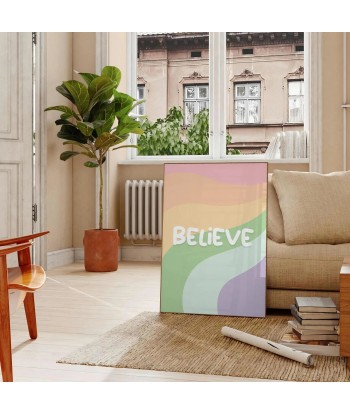 Believe Motivation Print pas cher 