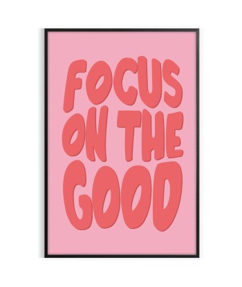 Focus On The Good Motivation Wall Art la colonne vertébrale